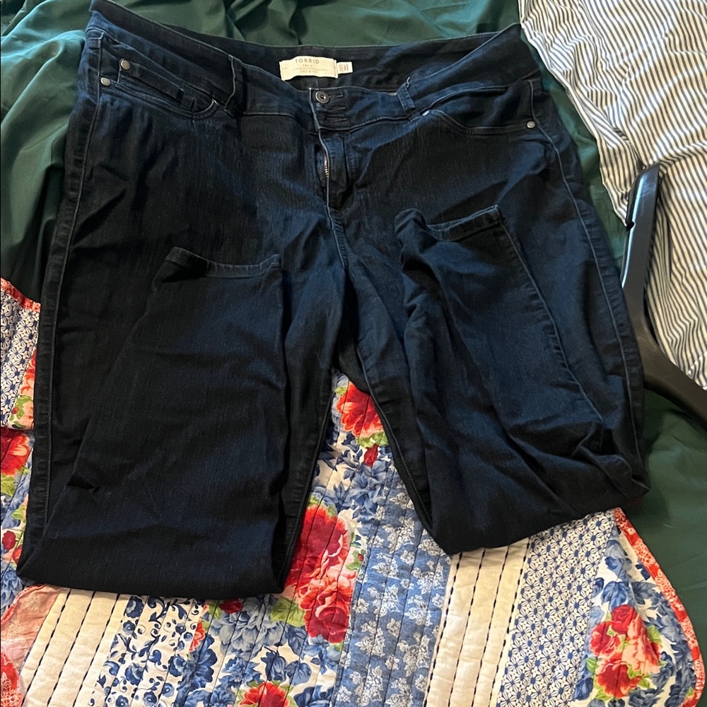 Torrid Dark Blue Jeggings